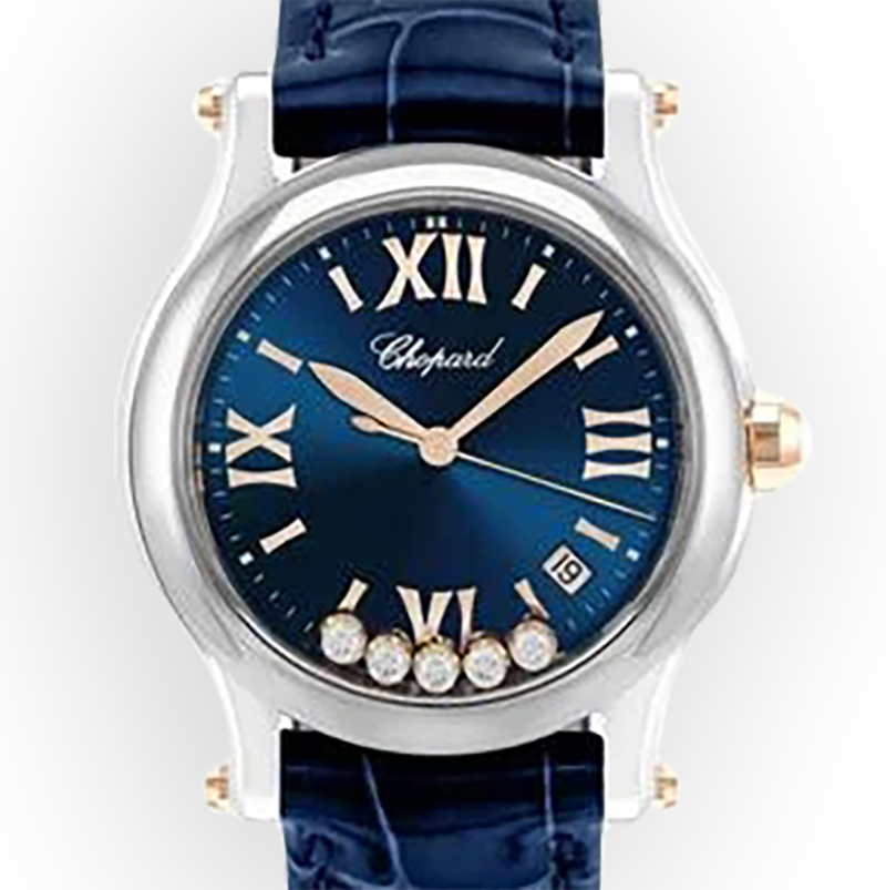 NEW CHOPARD HAPPY SPORT 278582-6012